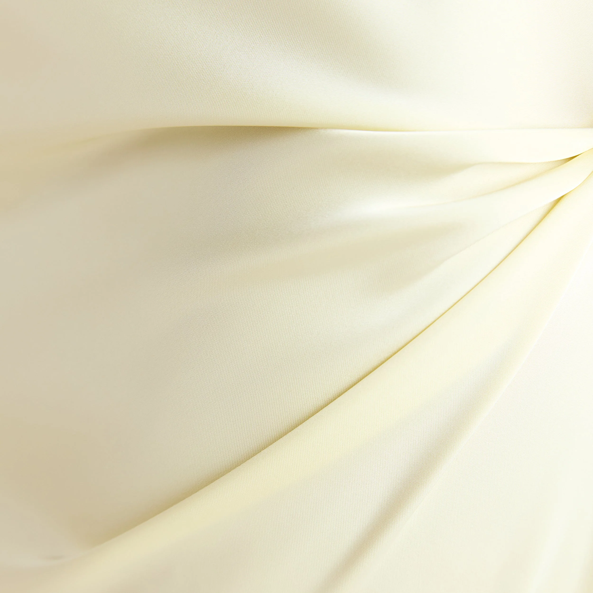 Satin Fitted Maxi Skirt - Lemon - Image 6